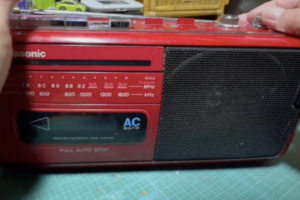 RX-M50 ラジカセ 外観 Panasonic レトロラジカセ