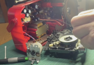 RX-M50 内部清掃 パーツクリーナー使用