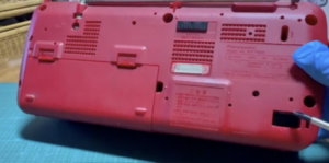 RX-M50 分解 背面ネジ取り外し ラジカセ修理