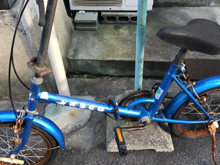 自転車 パンク 確認